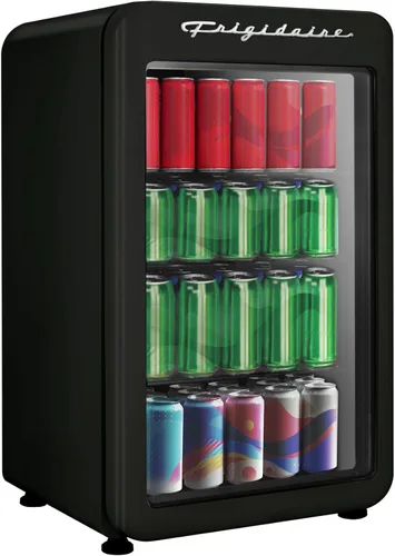 Miniatura 9 de Frigidaire Refrigerador compacto retro con puerta de vidrio, refrigerador de encimera de 3.2 pies cúbicos, esquinas redondeadas, premium
