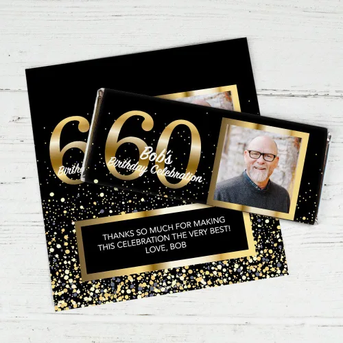 Miniatura 8 de Regalos personalizados de fiesta de dulces de 30 cumpleaños de 12 quilates con fotos de barras de chocolate y envoltorios, regalos para invitados