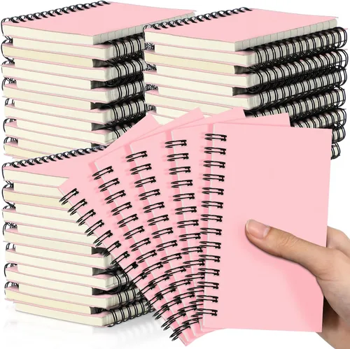 Miniatura 35 de Jutom 18 piezas de pequeños cuadernos en espiral, blocs de notas 3x5 a granel, pequeños cuadernos de bolsillo, mini blocs de notas con páginas