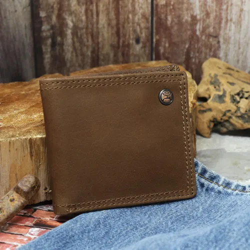 Miniatura 66 de HOOEY Cuero Bi-Fold Hombre, Hands-Up- Estampado Nómada, Talla única, 2812937