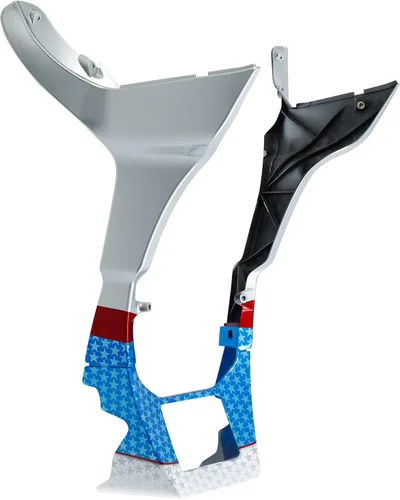 Miniatura 28 de HR3 Cubierta de alerón de carenado de whisky ámbar compatible con modelos Harley Road Glide FLTRX FLTRXS FLTRXST FLTRXSE 2017-2023 Perla de sal