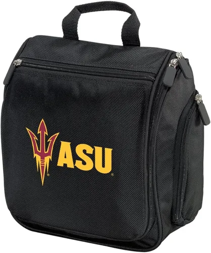 Miniatura 4 de Bolsa de aseo ASU o kit de afeitado de la Universidad Estatal de Arizona Bolsa de viaje colgante, Gris