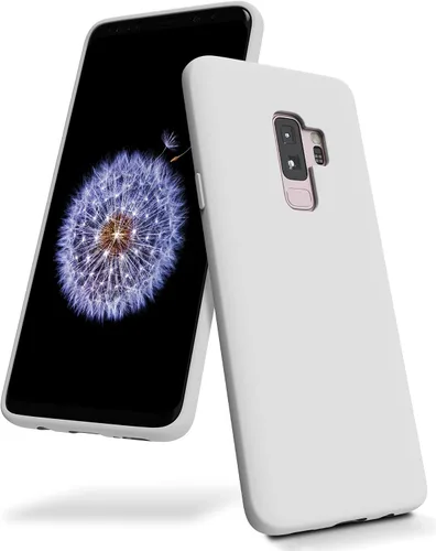 Miniatura 12 de GOOSPERY Funda de silicona líquida para Galaxy S9 Plus (2018) Silky-Soft Touch Full Body Protection Funda a prueba de golpes con forro de microfibra