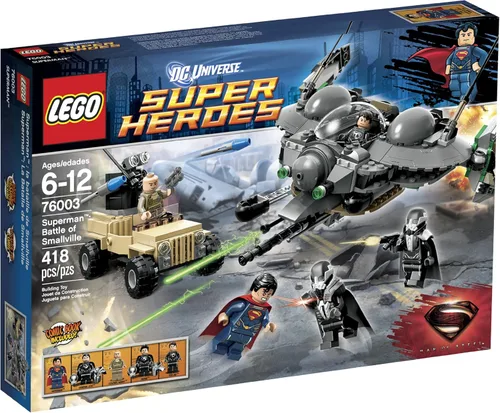 Pack LEGO Superheroes 76003, Superman, Batalla de Smallville