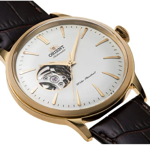 Miniatura 2 de ORIENT Bambino Open Heart - Reloj de pulsera para hombre, de acero inoxidable, estilo japonés, automático, con correa