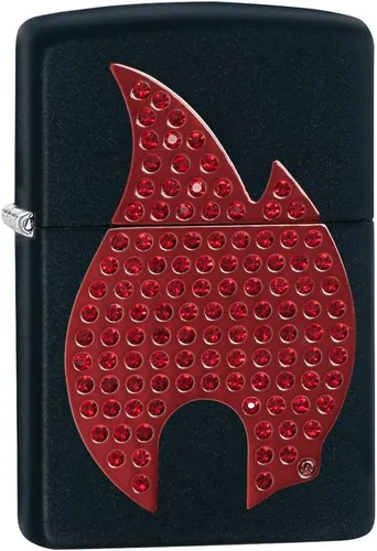 Miniatura 25 de Encendedores de llama Zippo plateado