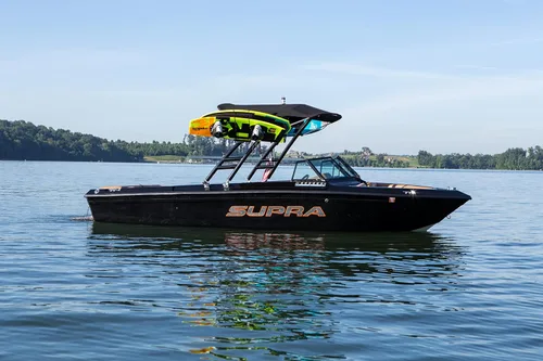 Miniatura 9 de Monster Tower Estante para wakeboard – liberación rápida, ajuste universal para torres de wakeboard, rotación de 360 grados, parachoques de goma