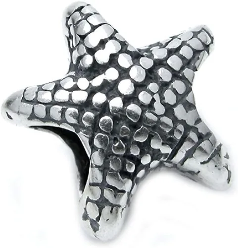 Miniatura 5 de Adabele 1 pieza auténtica de plata de ley 925 con dije de estrella de mar compatible concompatible con Pandora todos los demás europeos Charm