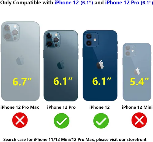 Miniatura 7 de Compatible con iPhone 12 Pro Funda iPhone 12 Funda de mármol delgada a prueba de golpes TPU suave goma silicona funda funda de teléfono negro