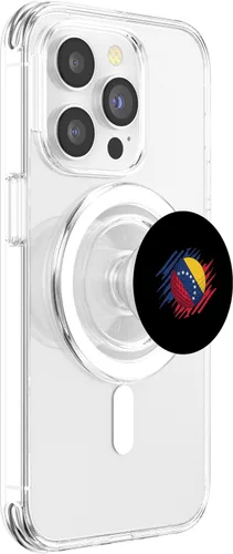 Miniatura 3 de Golf Ball With The Flag Of Venezuela PopSockets MagSafe PopGrip for iPhone