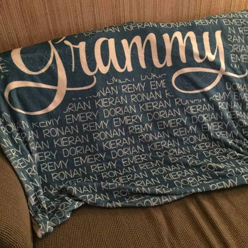 Miniatura 5 de Manta de forro polar personalizada para el día de la madre, hija, hijo, niños, nombre a mi madre, día de la madre, manta personalizada con nombre