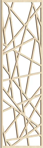 Miniatura 9 de Conway Paneles de pared decorativos de madera con calado, 9 3/8 pulgadas de ancho x 24 3/8 pulgadas de alto x 1/4 de alto, aliso