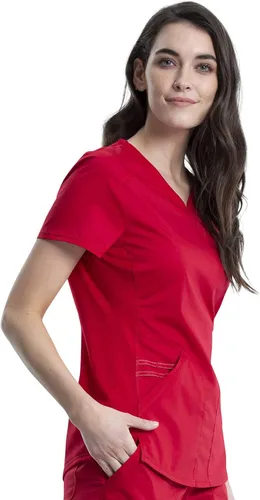 Miniatura 6 de Cherokee Ropa quirúrgica superior para mujer, con cuello en V, WW601