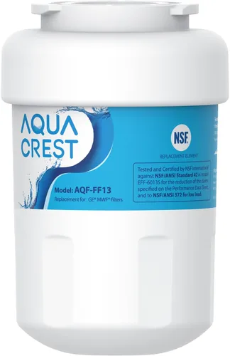 AQUA CREST AQF-FF13 Reemplazo para filtro de agua para refrigerador GE® MWF®, SmartWater® MWFP, MWFINT, MWFA, GWF, HDX FMG-1, Kenmore® 9991
