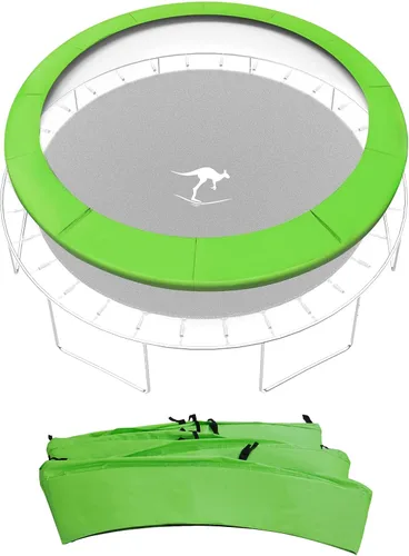 Kangaroo Hoppers Universal 12/14/15FT Trampoline Repalcement Safety Pad?Waterproof Surround Spring Foam Cover for Round Frame
