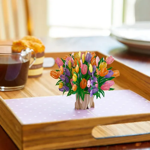 Miniatura 7 de Lovepop Flower Pop Up Cards - Tarjetas 3D, tarjetas de flores, tarjeta para mamá, tarjeta para esposa, tarjeta 3D, tarjeta para el día de la madre