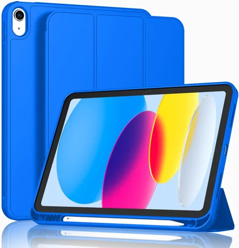Miniatura 25 de ToaPoia - Funda para iPad (A16) de 11 pulgadas 2025/iPad 10.ª generación de 10.9 pulgadas 2022, cubierta protectora delgada con soporte triple