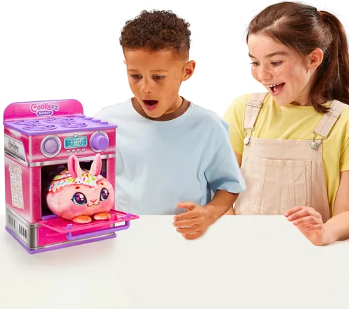 Miniatura 6 de Cookeez Makery Horno de Golosinas de Canela – Set de Juguete Interactivo de Horno de Hornear y Revelar con Peluche con Aroma Misterioso