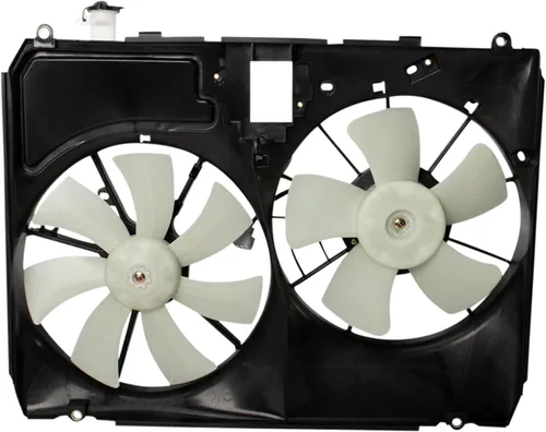 Miniatura 122 de TRQ Conjunto de ventilador de refrigeración dual del radiador compatible con Toyota Highlander 2008-2013 TO3115155