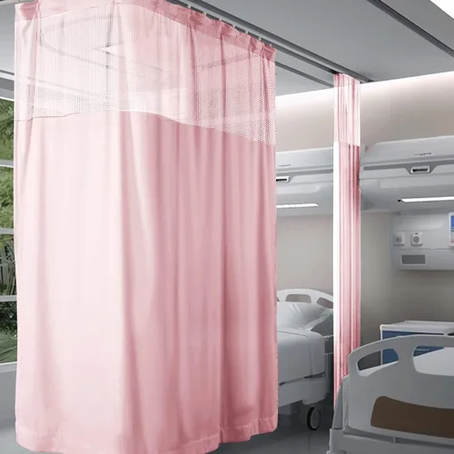 Miniatura 28 de Fcosie Cortinas divisoras de habitación de hospital con ganchos planos para cubículo, pantalla de privacidad para hospital, clínica médica