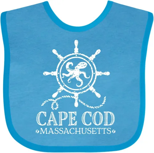 Miniatura 9 de inktastic Cape Cod Massachusetts - Babero náutico para bebé