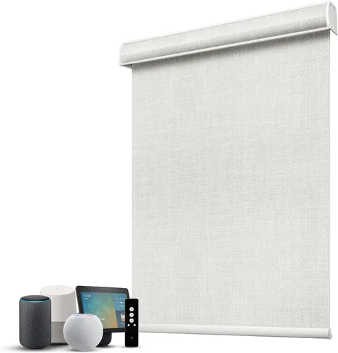 Miniatura 13 de SmartWings Persianas Motorizadas con Filtro de Luz, Compatible con Matter Thread Homekit Z-Wave Alexa Google, Persianas con 70% de Opacidad Safari