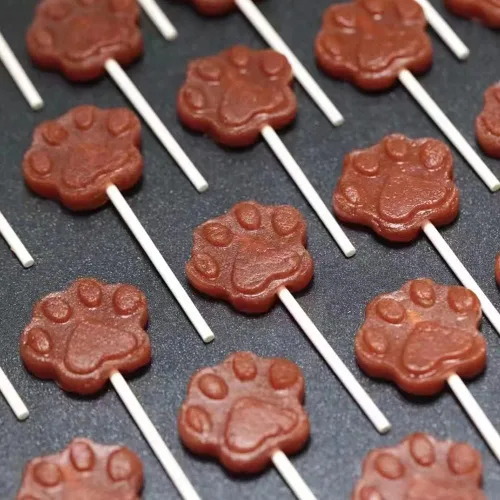 Miniatura 4 de Newk Molde de silicona Lollipop, 4 paquetes de 6 moldes de silicona antiadherentes para piruletas de chocolate y dulces