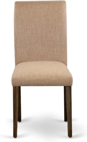 Miniatura 9 de East West Furniture I3AB5-747 - Juego de mesa de comedor de 5 piezas para 4 personas, incluye una mesa de cocina redonda con pedestal y 4 sillas
