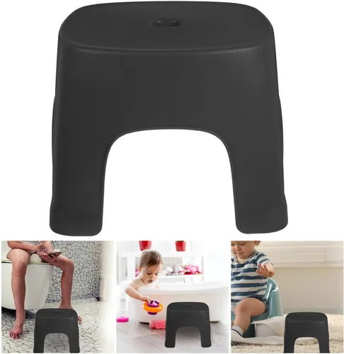Miniatura 9 de Holibanna Taburete de plástico para baño para baño, taburete para baño, cambiador de zapatos, taburete de pesca para el hogar