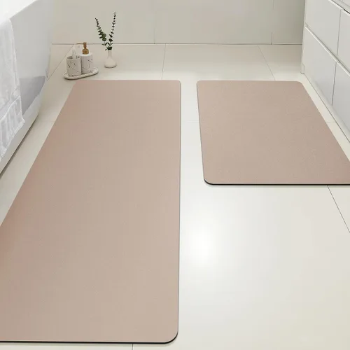 Miniatura 84 de ACCUMTEK Alfombrilla de Baño Ultra Delgada, Alfombrillas de Baño Antideslizantes con Respaldo Mejorado para Colocar Bajo la Puerta, Alfombras