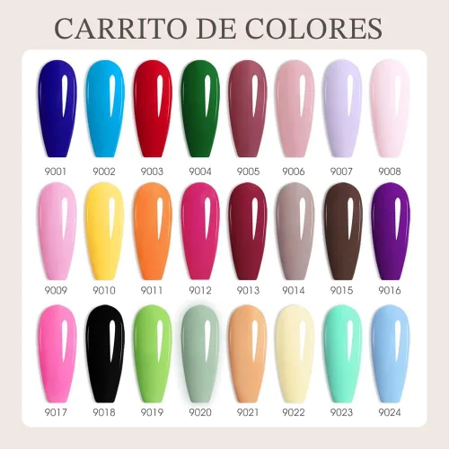 Miniatura 3 de CANNI CC1 - Juego de 30 unidades de esmalte de uñas en gel sin hema, 9ML, kit de esmalte de uñas en gel de color negro, rosa, nude, rojo, azul