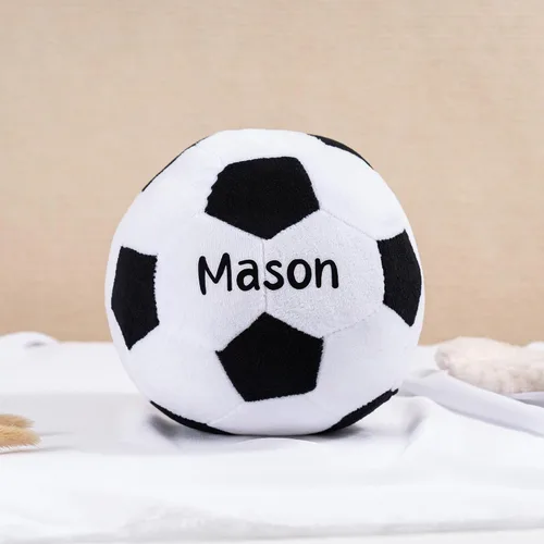 Miniatura 2 de KWOOD Pelota de fútbol de felpa personalizada, almohada de balón de fútbol, pelota de juguete suave para niños y niñas, regalo para amantes