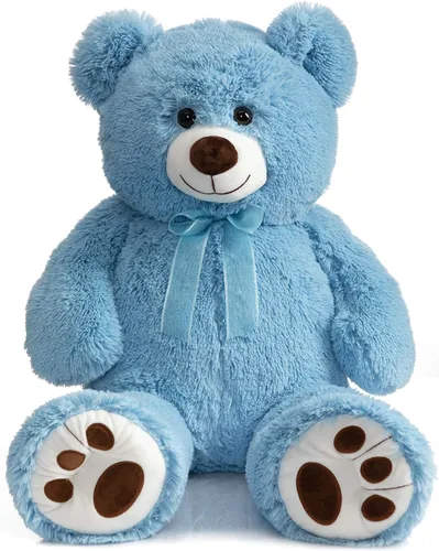Miniatura 17 de HollyHOME oso de peluche gigante, animal de peluche, diseño de oso grande de 36 pulgadas