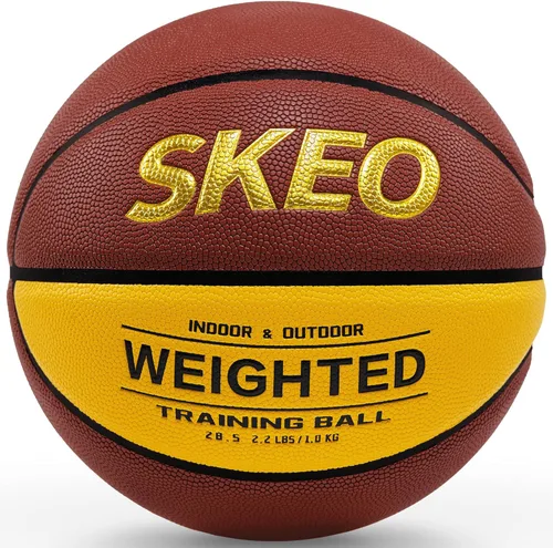 SKEO Weighted Basketball, 2.2/3/3.3LBS 28.5"/29.5" Trainer Heavy Basketballs Made of Composite, Indoor Outdoor Training Ball for Improving Handling