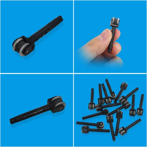 Miniatura 3 de Paquete de 4 piezas de repuesto de rueda de pedernal de fricción de barril de chispa de chispa de vástago de varilla de luces llamativas
