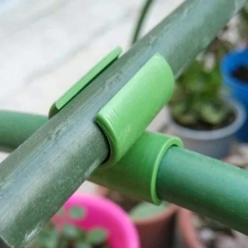 Miniatura 3 de 50 clips giratorios para conectores de plantas, enrejado de jardín, hebilla de soporte para jaula de tomate, escalada, ratán, vid