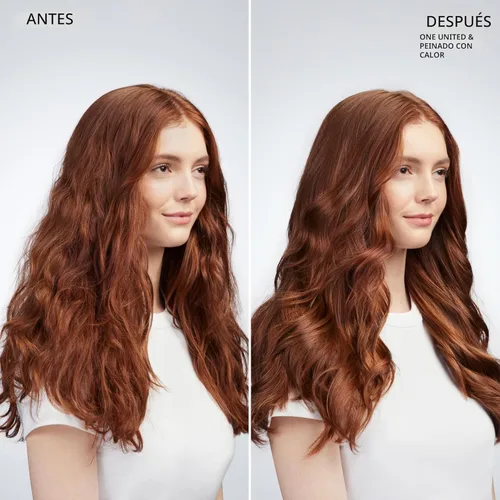Miniatura 3 de Redken One United - Acondicionador sin enjuague todo en uno, tratamiento multibeneficio para todo tipo de cabello, protector térmico y desenredante