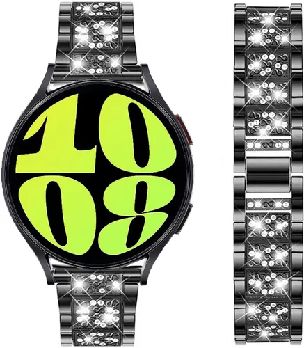 Miniatura 10 de DEALELE Correas compatibles con Samsung Galaxy Watch 7 / FE / 6/6 Classic / 5/5 Pro / 4/4 Classic / 3 1.614 in / Active 2, correa de repuesto