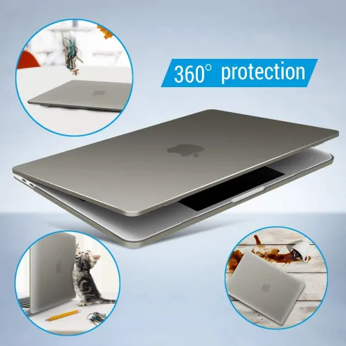 Miniatura 9 de IBENZER Compatible con Funda para MacBook Pro de 15 Pulgadas 2019 2018 2017 2016 A1990 A1707, Funda Rígida de Plástico con Cubierta de Teclado