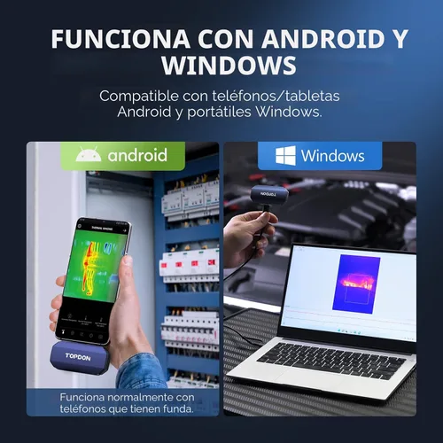 Miniatura 5 de TOPDON TC001 Cámara térmica para Android, Super IR 512x384 de alta resolución, cámara de imágenes térmicas, cámara termográfica - precisión