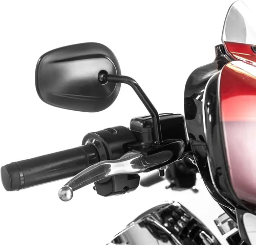 Miniatura 7 de Mofun 8mm Espejos Negros Espejos Cónicos Traseros Compatibles con Harley Softail Dyna Road King Street Glide Electra Road Glide Sportster 1982-2025