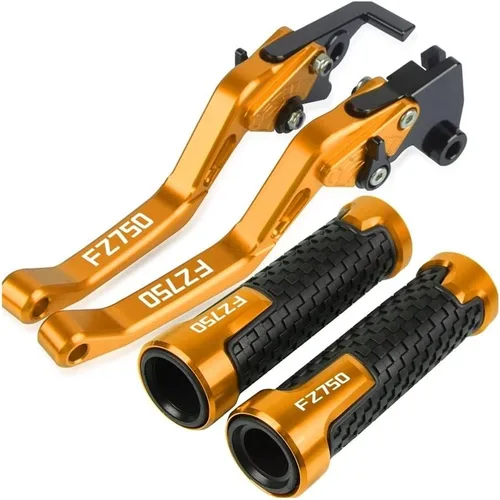 Miniatura 7 de DOUKI for Yam&ha FZ750 FZ 750 1985 1986 1987-1988 Motorcycle Handlebar Adjustable Brake Clutch Levers Grips Handle Lever (Color : Black)