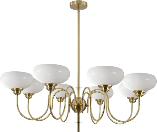Miniatura 13 de BOKT Candelabro Francés de Oro y Blanco Moderno de 3 Luces para Comedor Sobre Mesa Candelabros Vintage para Vestíbulo Ajustables