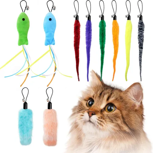 Miniatura 9 de Pelota interactiva mejorada de juguetes para gatos de interior – La pelota para gatos cuenta con activación táctil y por voz, 2 ajustes de velocidad