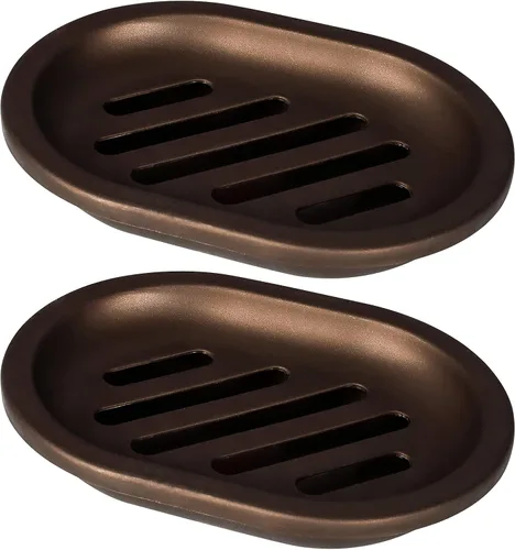 Miniatura 9 de Topsky Jabonera para ducha, 2 jaboneras, ahorradores de jabón para barra de jabón, soporte de barra de jabón para ducha con bandeja de goteo