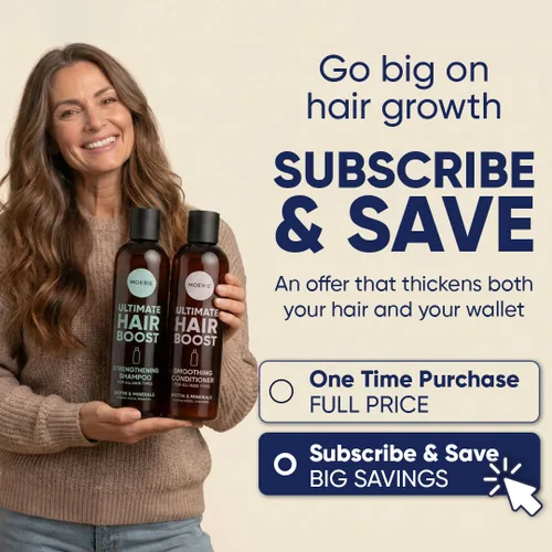 Miniatura 2 de Moerie Champú y acondicionador voluminizador para la caída del cabello - Productos espesantes con ingredientes de origen natural - Más de 100