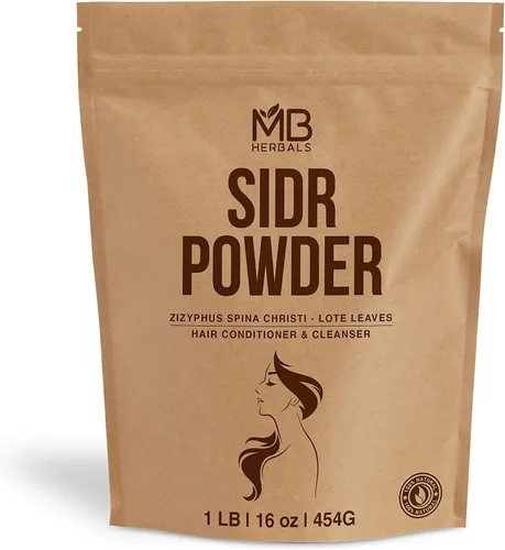 Miniatura 3 de MB Herbals Sidr Powder 8 oz / 0.5 libras (8.01 oz) WildCrafted Hojas de seder Lote Ziziphus spina christi Acondicionador y limpiador natural