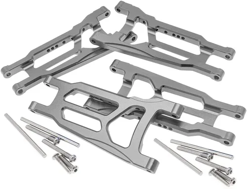 Miniatura 7 de Paquete de 4 brazos de suspensión delanteros y traseros de aleación para Traxxas 1/10 4X4 Slash, Stampede, Rustler 4WD VXL-Replaces Part 3655 Azul