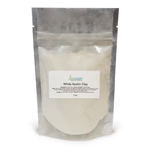 Miniatura 7 de Soapeauty Polvo de arcilla de caolín blanco, grado cosmético, 100% natural, tratamientos faciales, máscara facial, fabricación de jabón, bomba