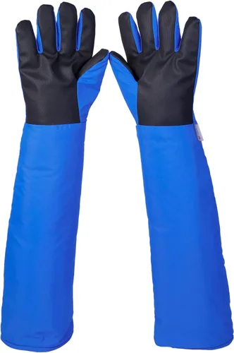 Miniatura 13 de Guantes criogénicos de baja temperatura LN2 guantes protectores de nitrógeno líquido para almacenamiento en frío, guantes congelados de seguridad